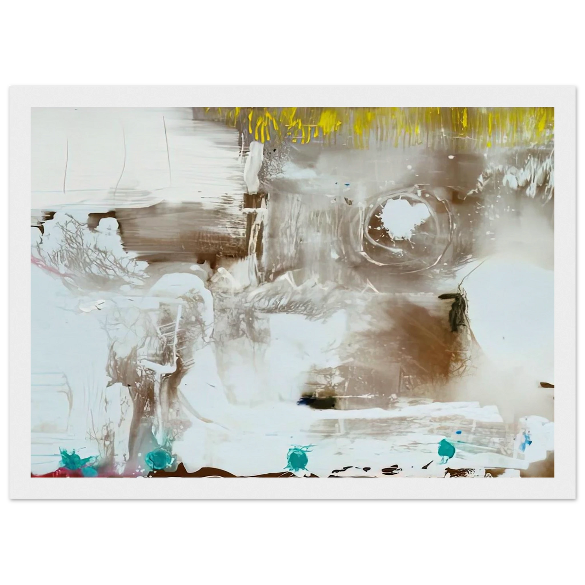 Arctic Thaw, 1990- Framed Poster | Helen Frankenthaler Framed Prints Wall Art | Frankenthaler Helen