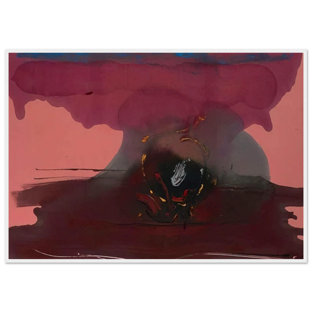 Harbinger - 1986 Framed Poster | Helen Frankenthaler Framed Prints Wall Art | Frankenthaler Helen