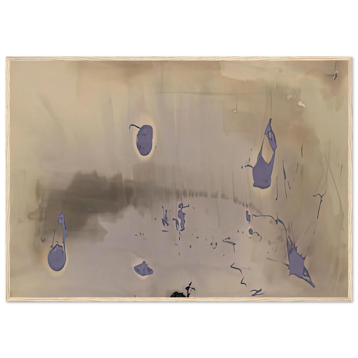 Sacrifice Decision, 1981- Framed Poster | Helen Frankenthaler Framed Prints Wall Art | Frankenthaler Helen