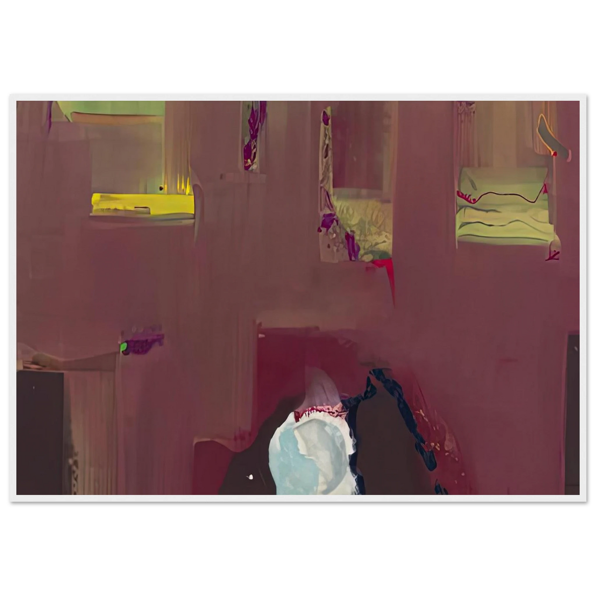 Yin Yang, 1990- Framed Poster | Helen Frankenthaler Framed Prints Wall Art | Frankenthaler Helen