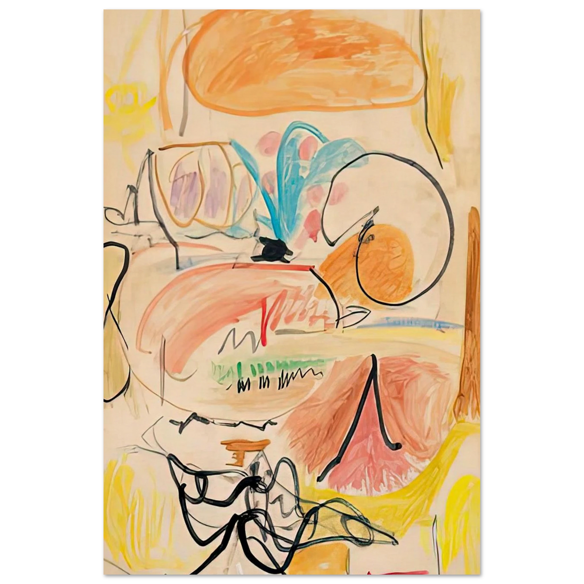 Window Shade No. 1, 1952- Poster | Helen Frankenthaler Poster | Frankenthaler Helen