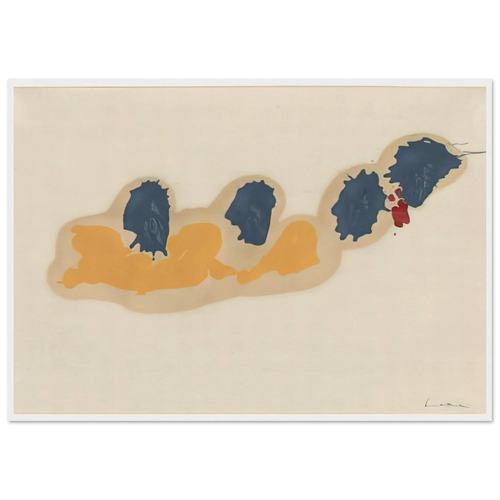 April IV - 1960 Framed Poster | Helen Frankenthaler Framed Prints Wall Art | Frankenthaler Helen