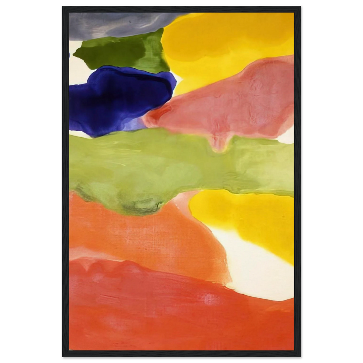 Tutti-Fruitti - 1966 Framed Poster | Helen Frankenthaler Framed Prints Wall Art | Frankenthaler Helen