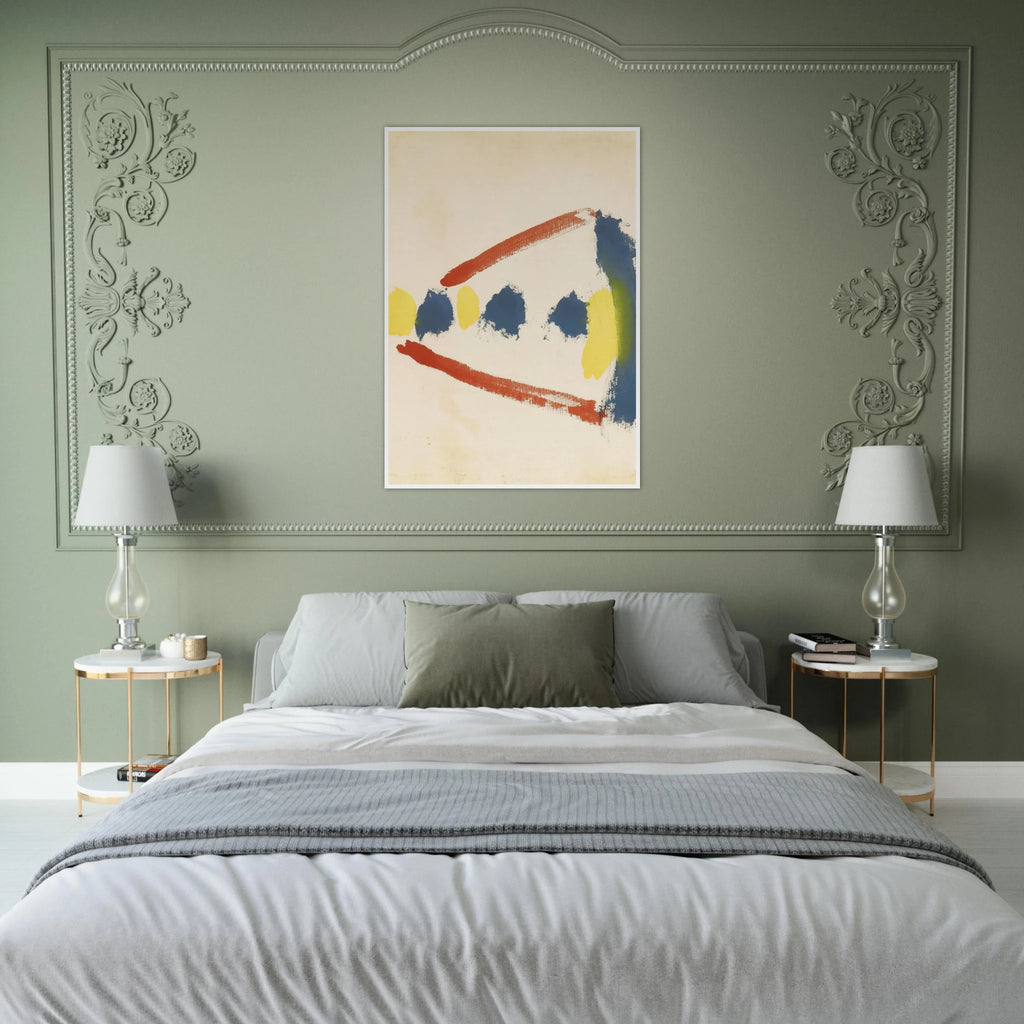 Untitled - 1965 Framed Poster | Helen Frankenthaler Framed Prints Wall Art | Frankenthaler Helen