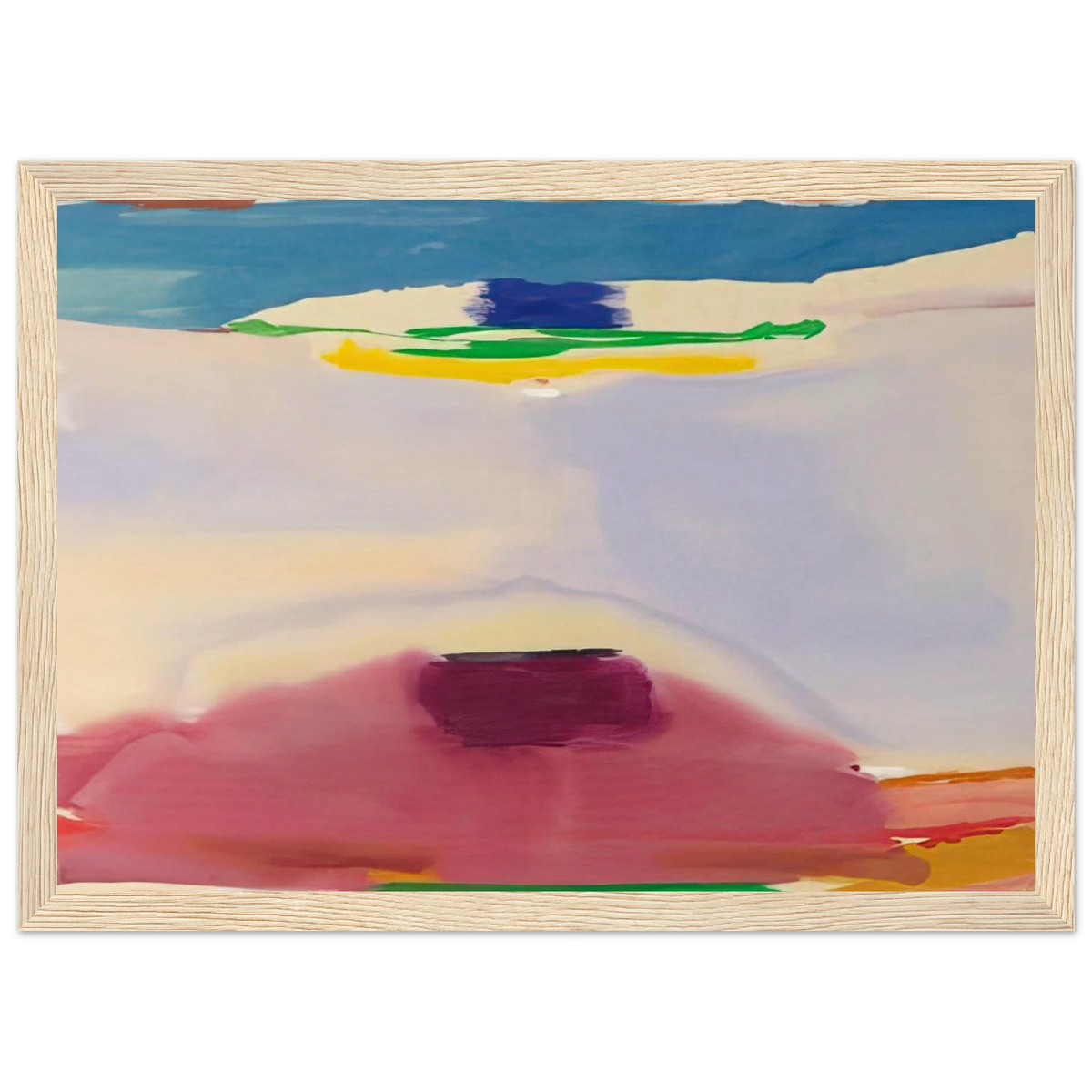 Leveling - 1973 Framed Poster | Helen Frankenthaler Framed Prints Wall Art | Frankenthaler Helen