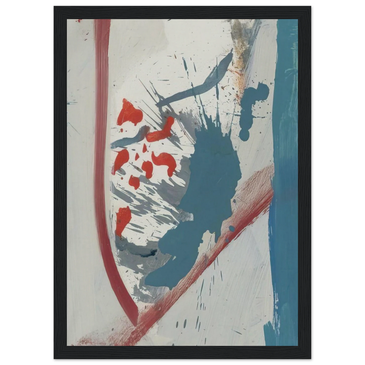 Untitled - 1960 Framed Poster | Helen Frankenthaler Framed Prints Wall Art | Frankenthaler Helen