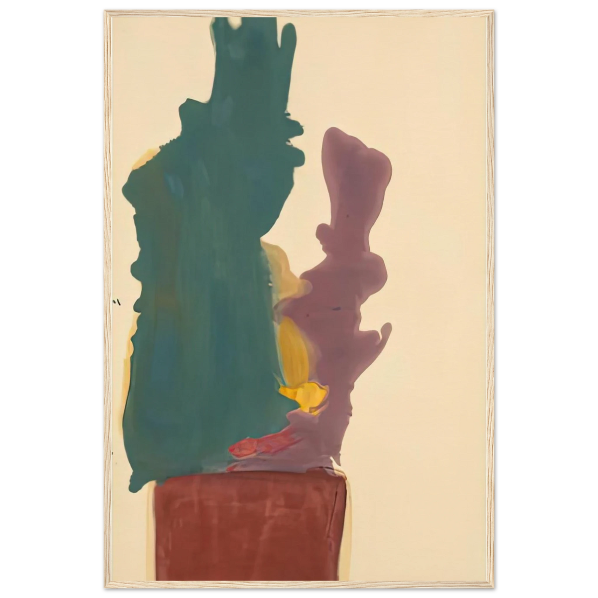 Evil Spirit, 1963- Framed Poster | Helen Frankenthaler Framed Prints Wall Art | Frankenthaler Helen