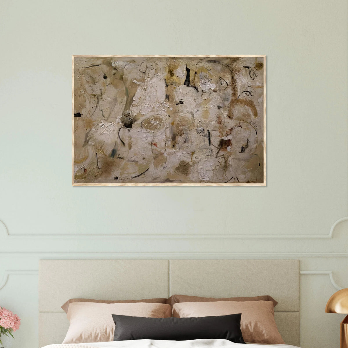 Painted on 21st Street - 1951 Framed Poster | Helen Frankenthaler Framed Prints Wall Art | Frankenthaler Helen