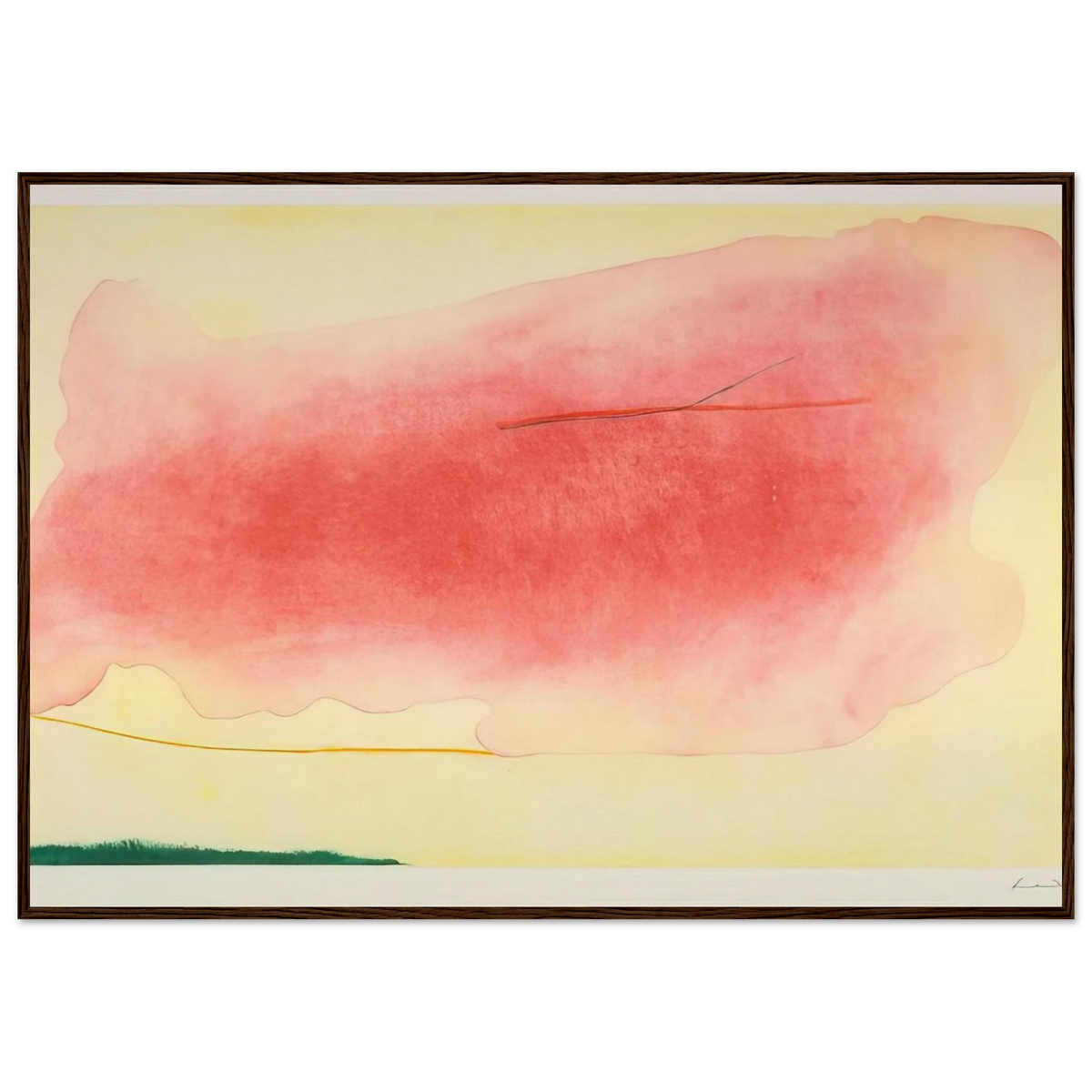 Nepenthe - 1972 Framed Poster | Helen Frankenthaler Framed Prints Wall Art | Frankenthaler Helen