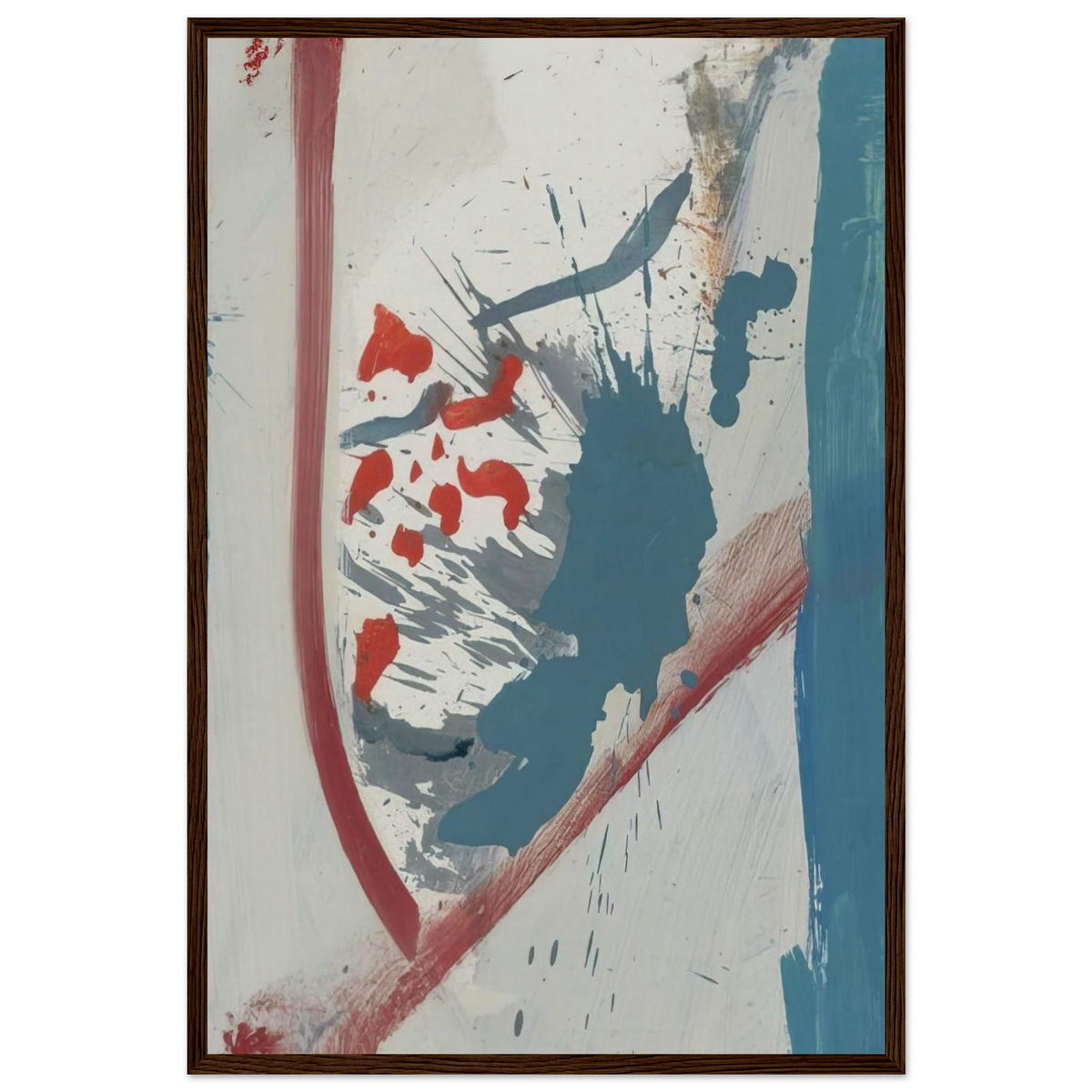 Untitled - 1960 Framed Poster | Helen Frankenthaler Framed Prints Wall Art | Frankenthaler Helen