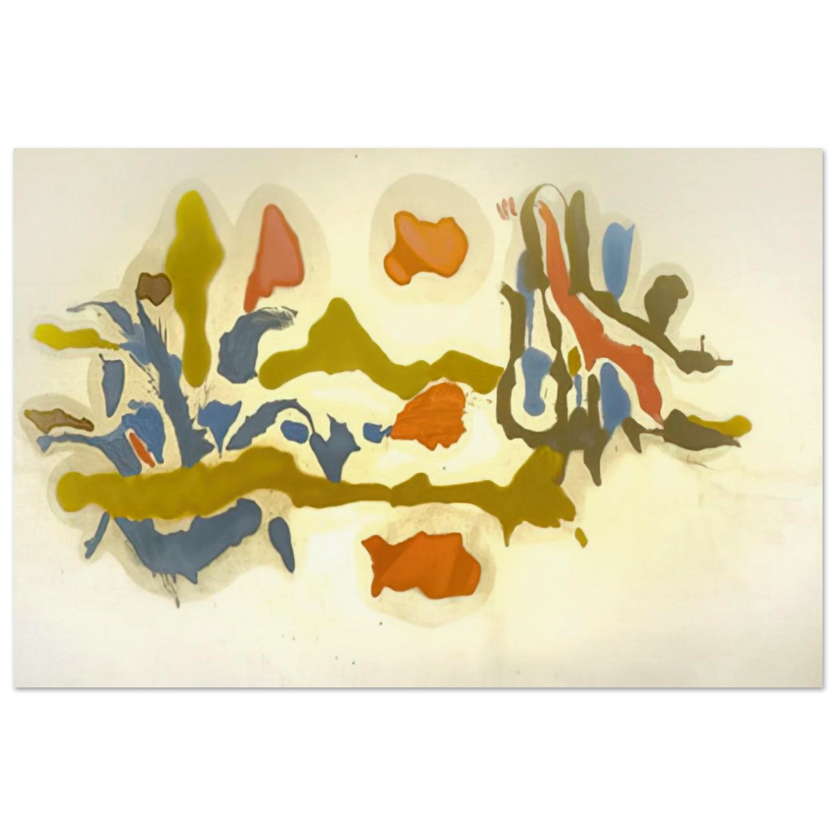Seascape with Dunes - 1962 Poster | Helen Frankenthaler Poster | Frankenthaler Helen