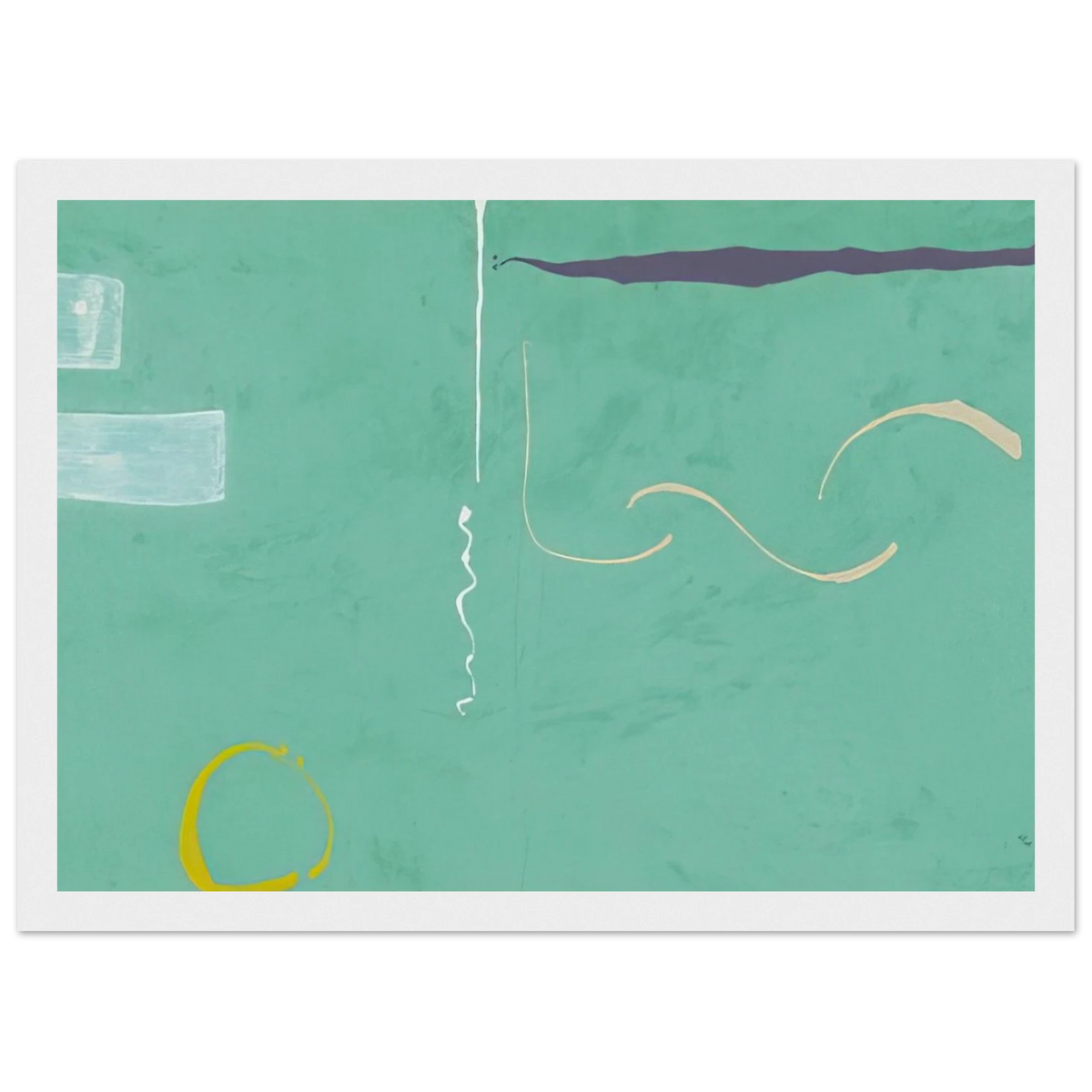 Tahiti - 1989 Framed Poster | Helen Frankenthaler Framed Prints Wall Art | Frankenthaler Helen