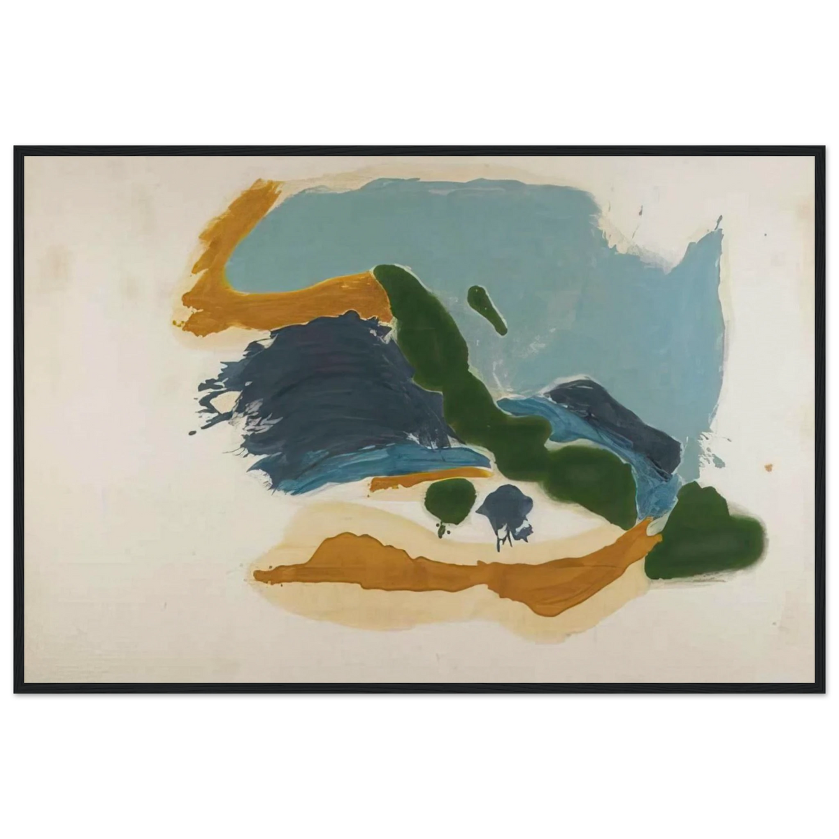 Tuscany - 1963 Framed Poster | Helen Frankenthaler Framed Prints Wall Art | Frankenthaler Helen