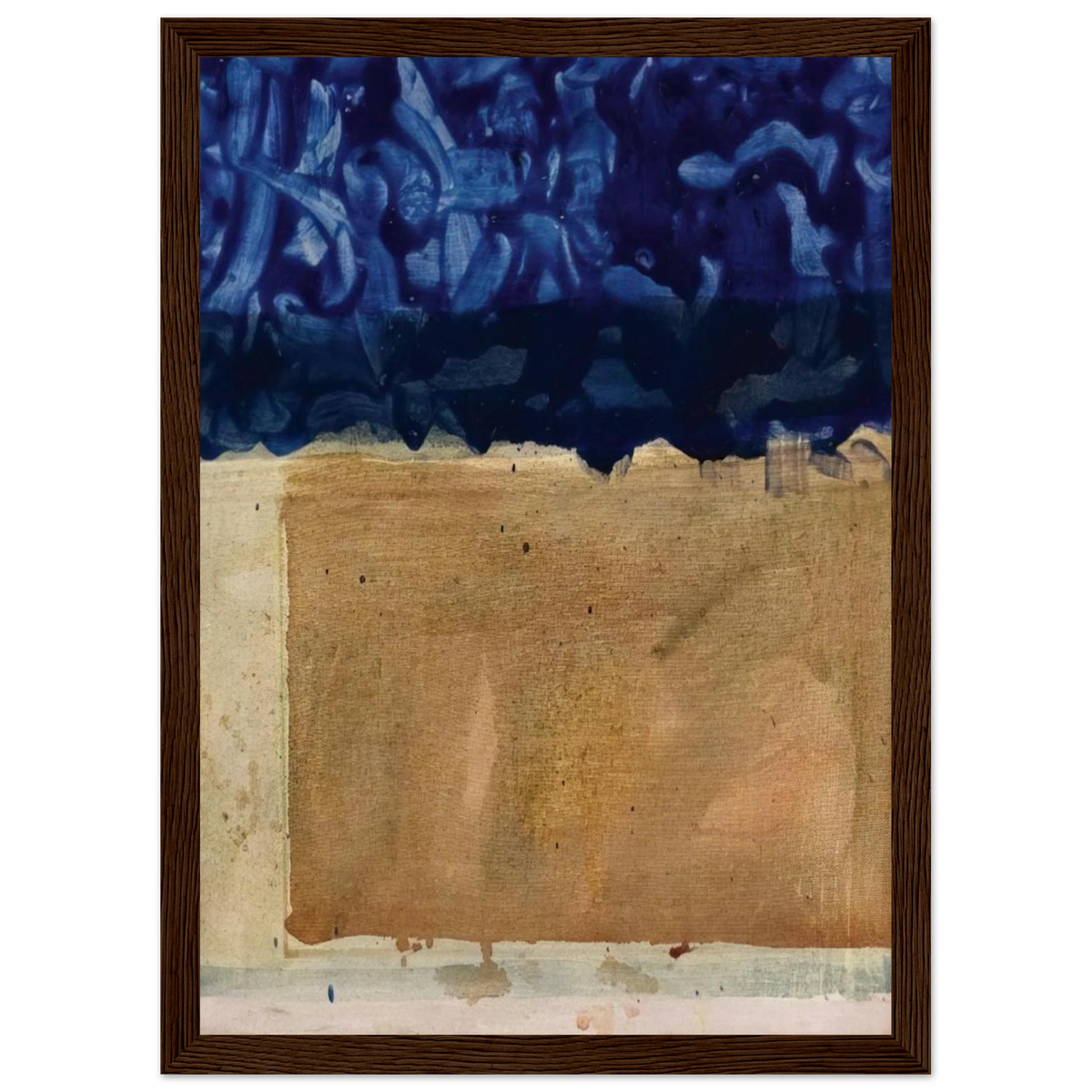 Shoreline - 1952 Framed Poster | Helen Frankenthaler Framed Prints Wall Art | Frankenthaler Helen