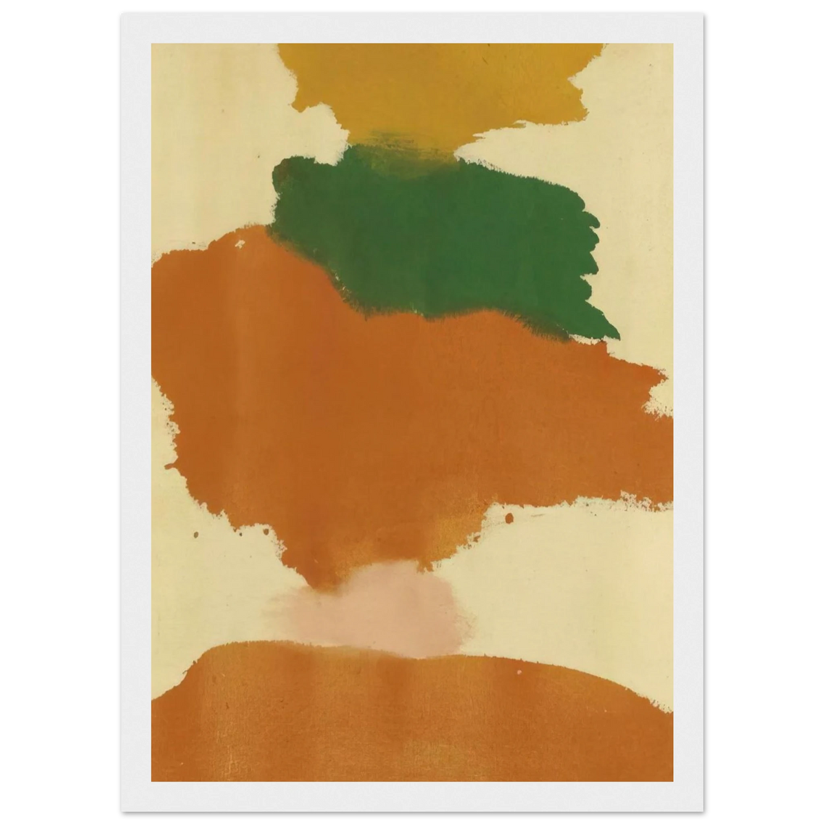Untitled - 1963 Framed Poster | Helen Frankenthaler Framed Prints Wall Art | Frankenthaler Helen
