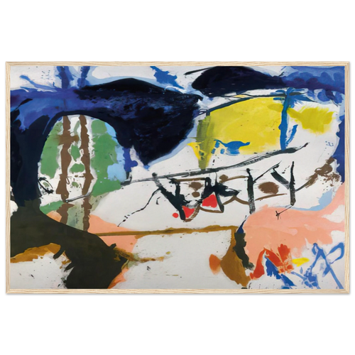 Acres - 1959 Framed Poster | Helen Frankenthaler Framed Prints Wall Art | Frankenthaler Helen