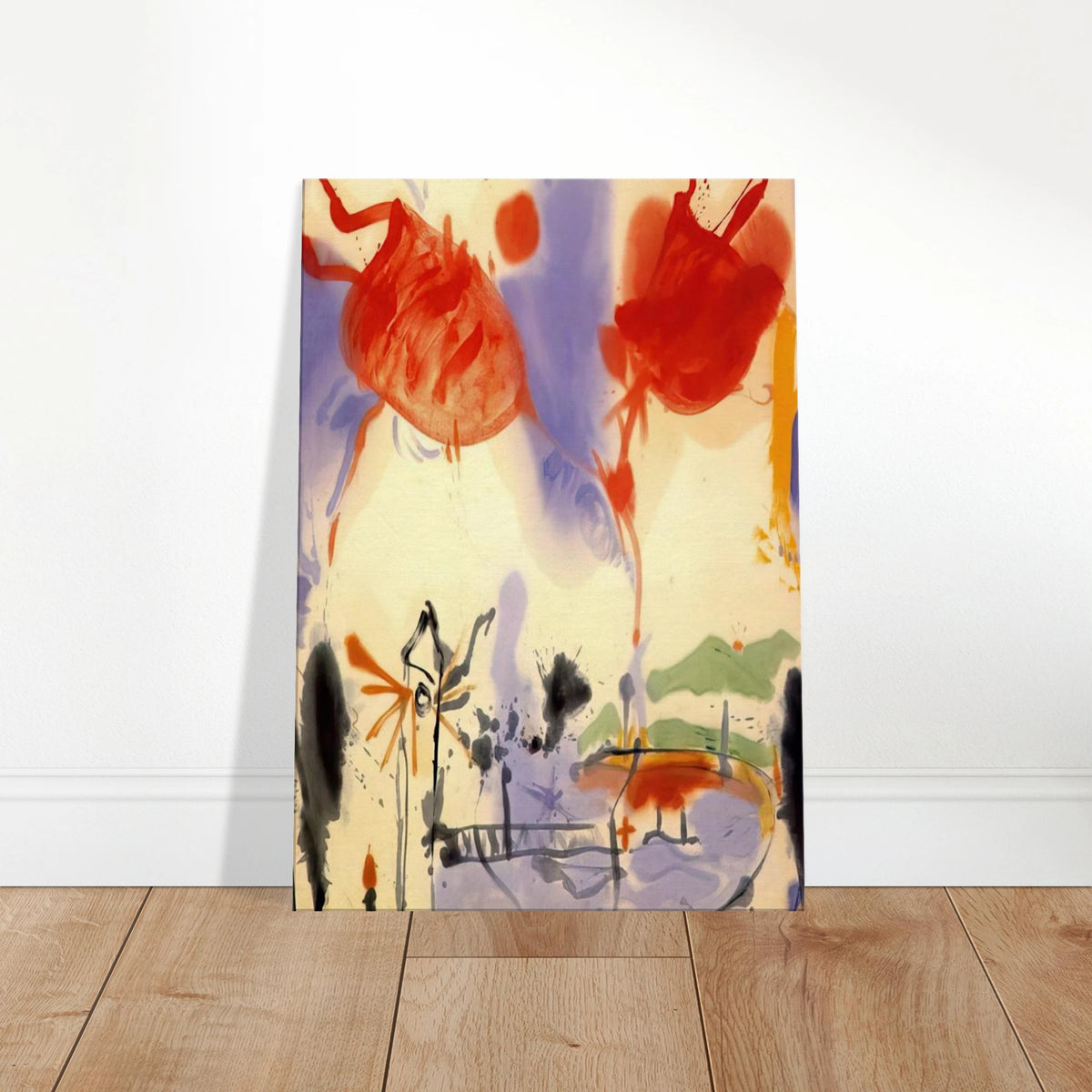 Round Trip - 1957 Canvas | Helen Frankenthaler Canvas | Frankenthaler Helen