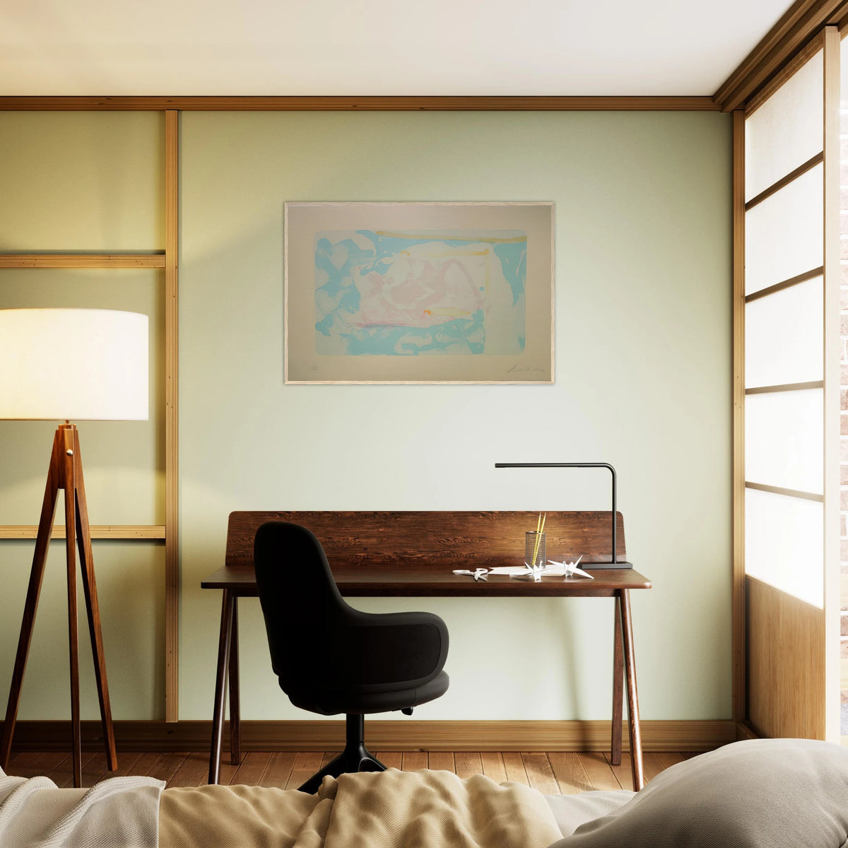 Reflections III - 1995 Framed Poster | Helen Frankenthaler Framed Prints Wall Art | Frankenthaler Helen