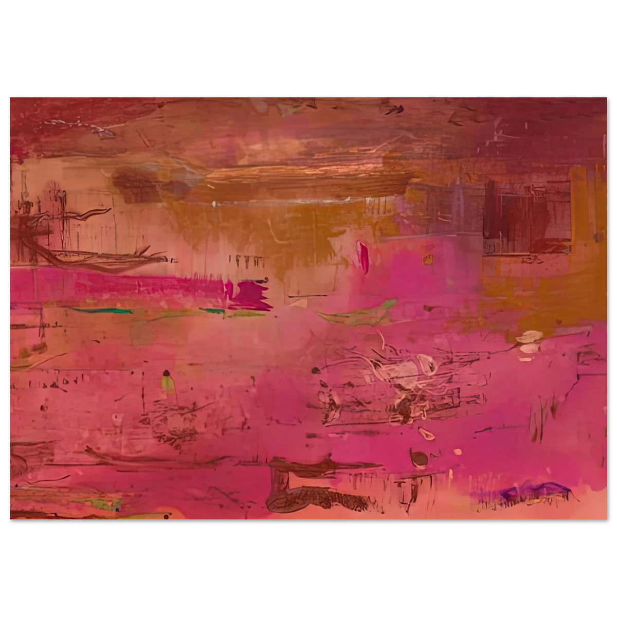 Dream Walk Red, 1978- Poster | Helen Frankenthaler Poster | Frankenthaler Helen