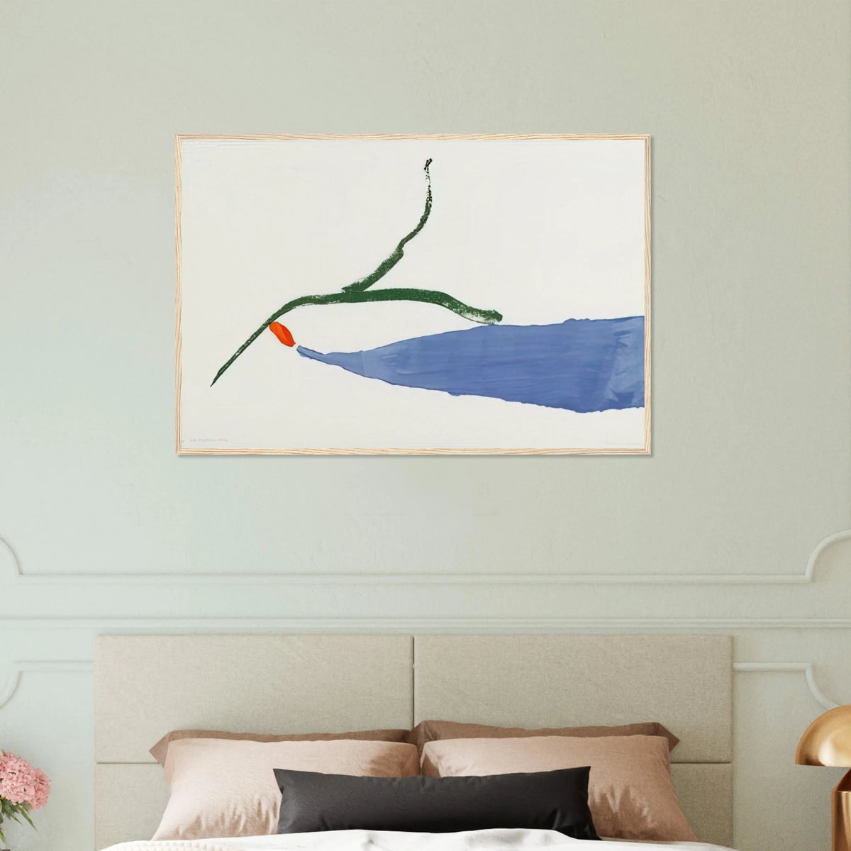 A Little Zen - 1970 Framed Poster | Helen Frankenthaler Framed Prints Wall Art | Frankenthaler Helen