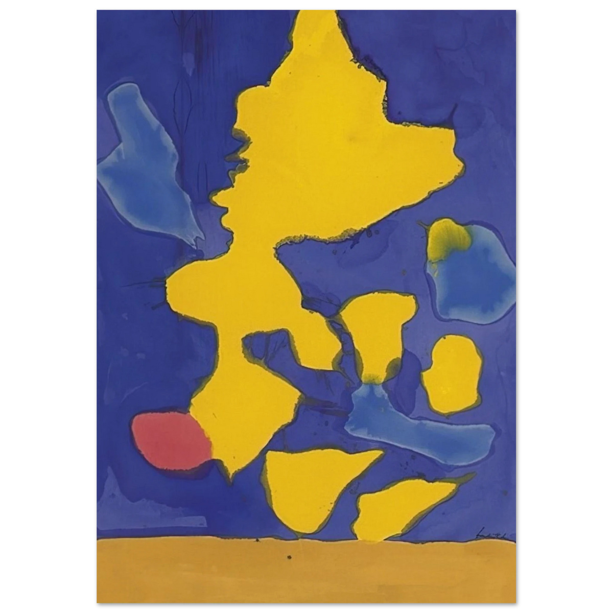 Saturn Revisited - 1964 Poster | Helen Frankenthaler Poster | Frankenthaler Helen