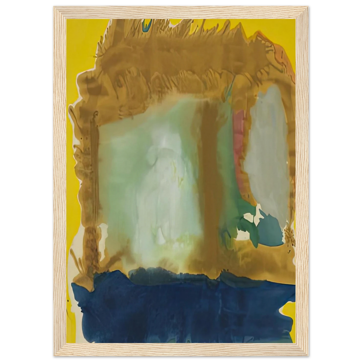 Milkwood Arcade, 1963- Framed Poster | Helen Frankenthaler Framed Prints Wall Art | Frankenthaler Helen