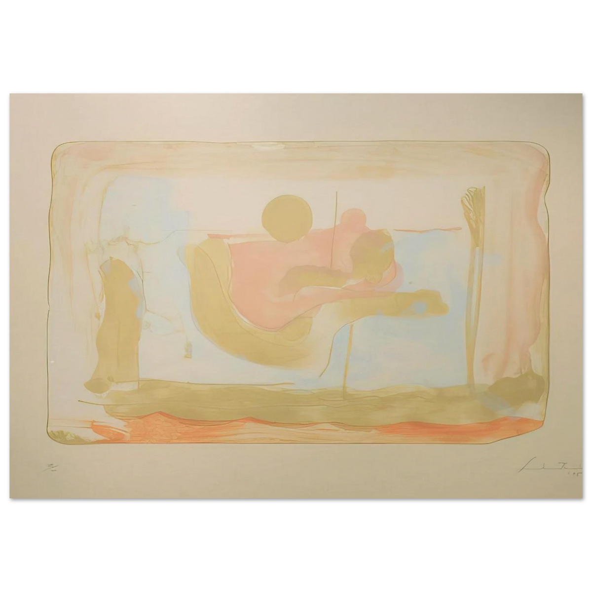 Reflections I - 1995 Poster | Helen Frankenthaler Poster | Frankenthaler Helen