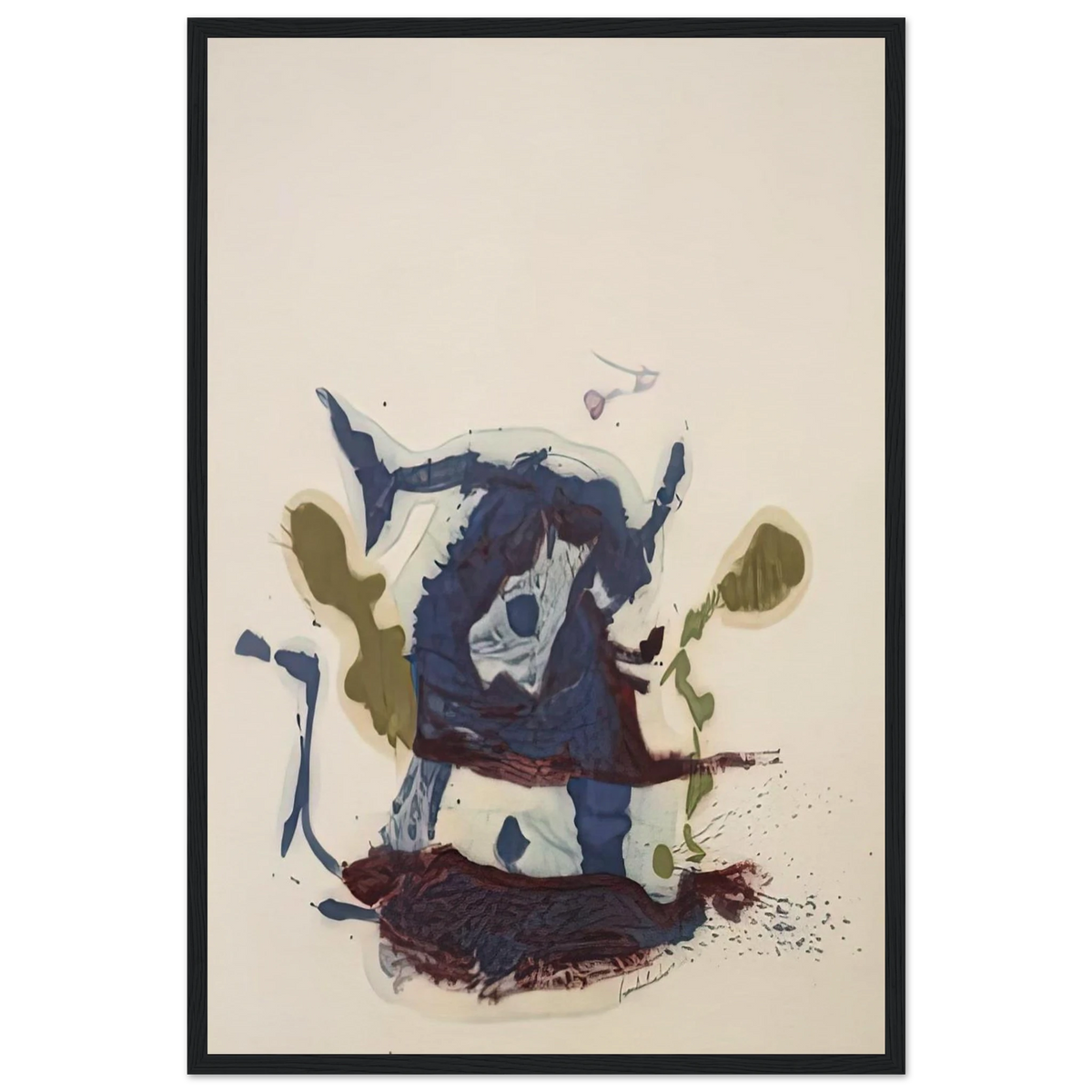 Vessel, 1961- Framed Poster | Helen Frankenthaler Framed Prints Wall Art | Frankenthaler Helen