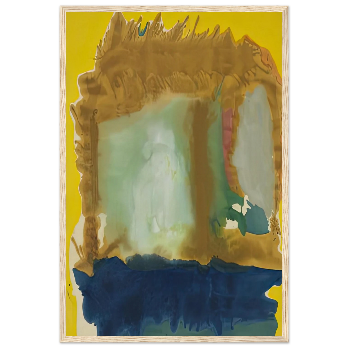 Milkwood Arcade, 1963- Framed Poster | Helen Frankenthaler Framed Prints Wall Art | Frankenthaler Helen