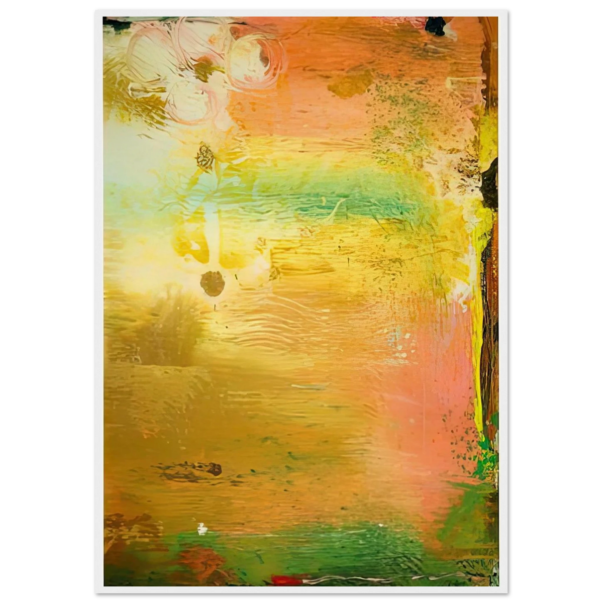 Fantasy Garden, 1992- Framed Poster | Helen Frankenthaler Framed Prints Wall Art | Frankenthaler Helen