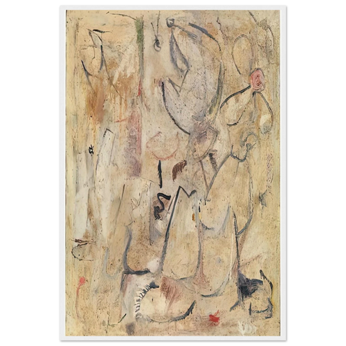 Beach, 1950- Framed Poster | Helen Frankenthaler Framed Prints Wall Art | Frankenthaler Helen