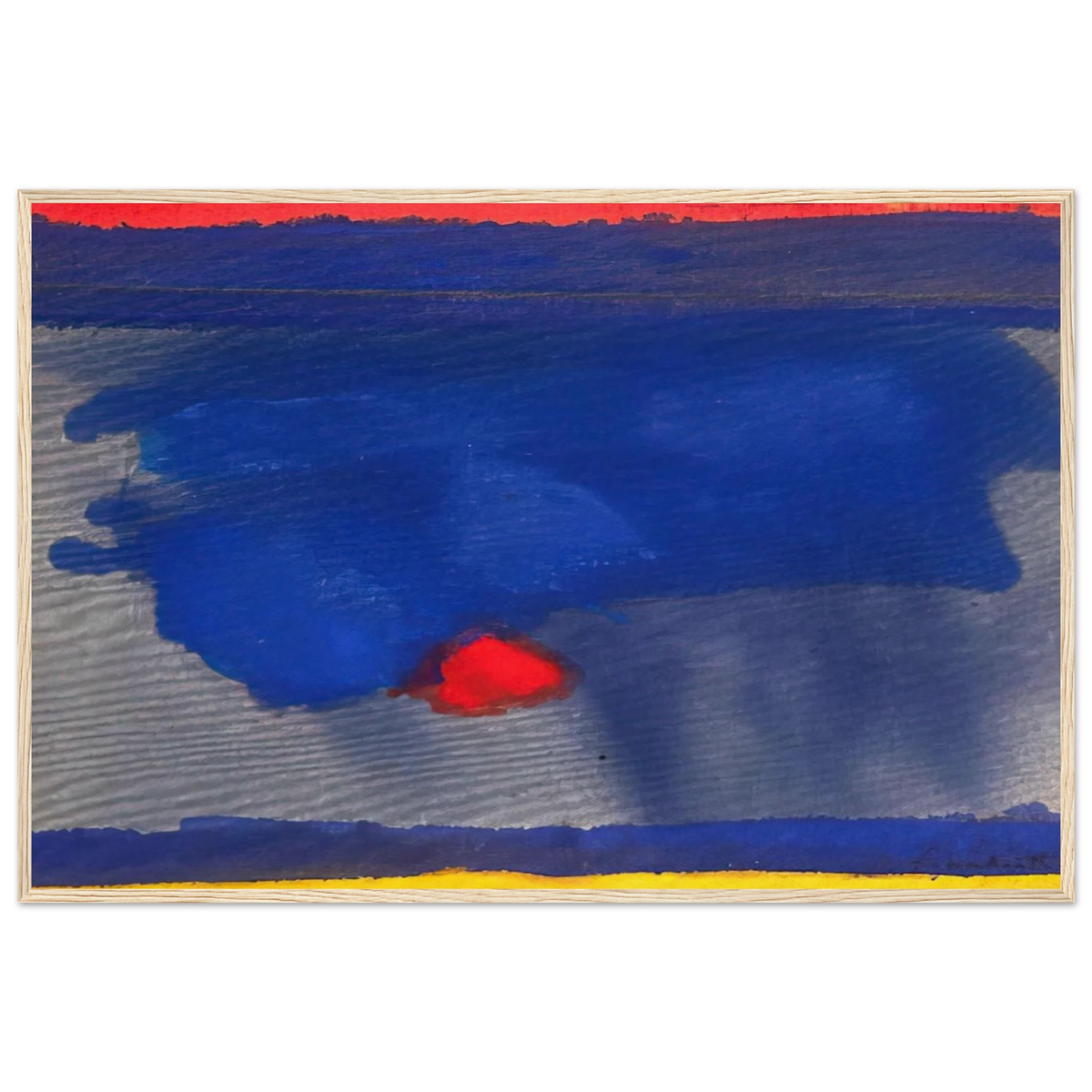 Provincetown - 1964 Framed Poster | Helen Frankenthaler Framed Prints Wall Art | Frankenthaler Helen
