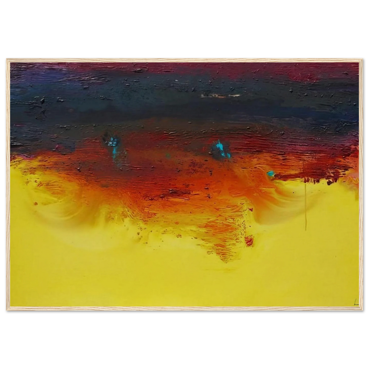 Adirondacks - 1992 Framed Poster | Helen Frankenthaler Framed Prints Wall Art | Frankenthaler Helen