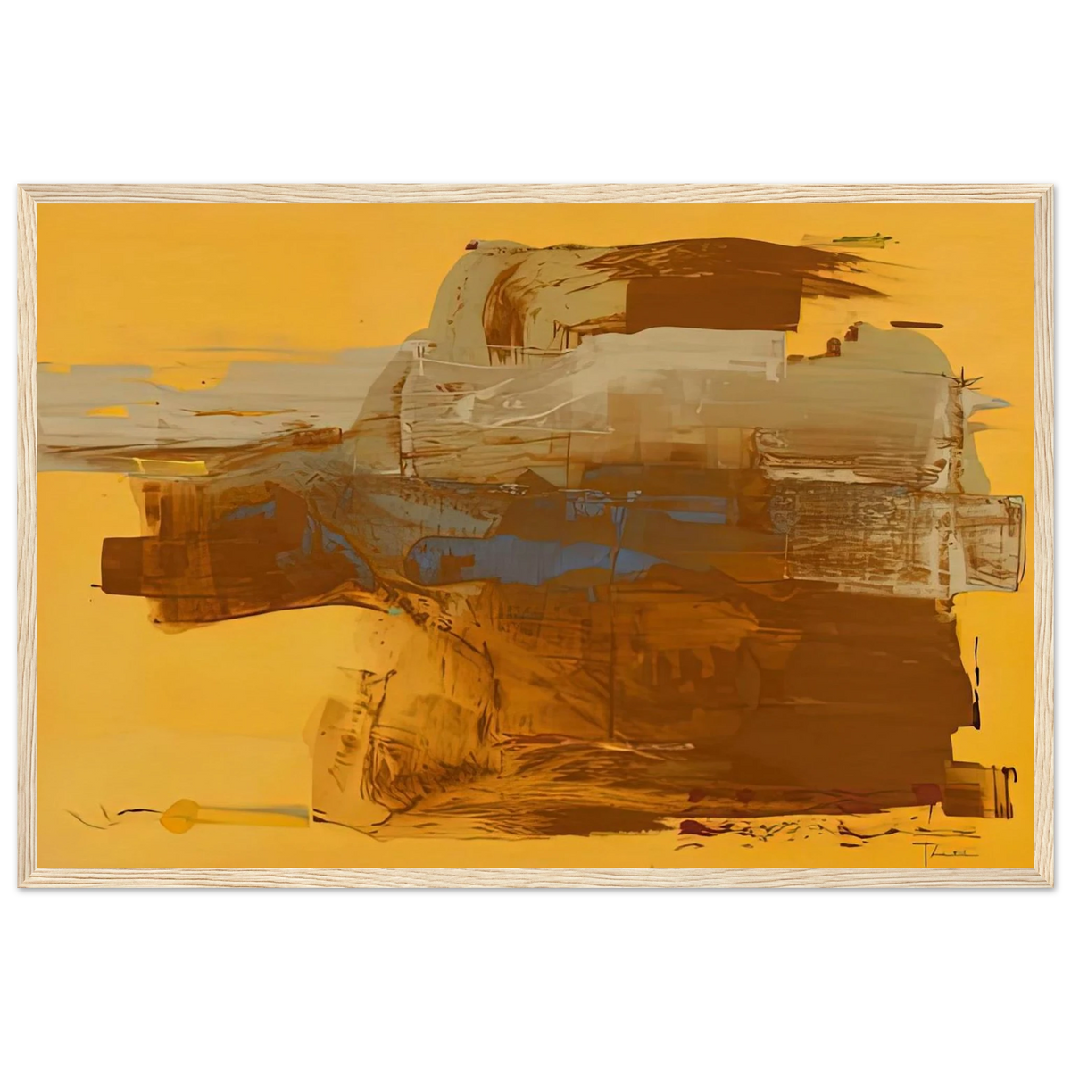 Mineral Kingdom, 1976- Framed Poster | Helen Frankenthaler Framed Prints Wall Art | Frankenthaler Helen