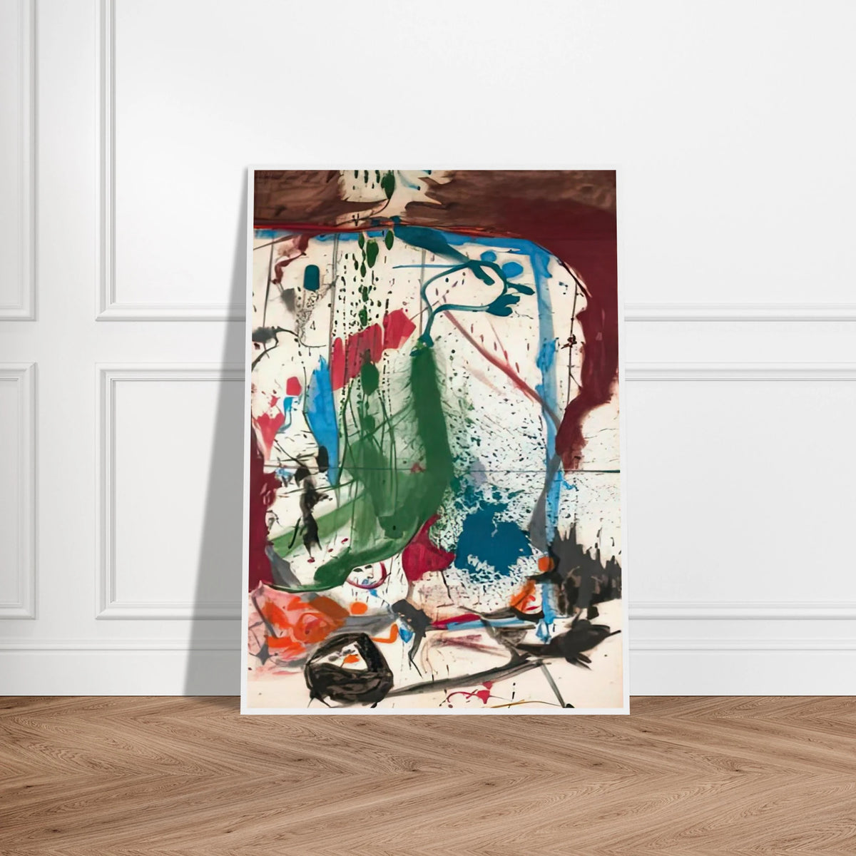Las Mayas, 1958- Framed Poster | Helen Frankenthaler Framed Prints Wall Art | Frankenthaler Helen