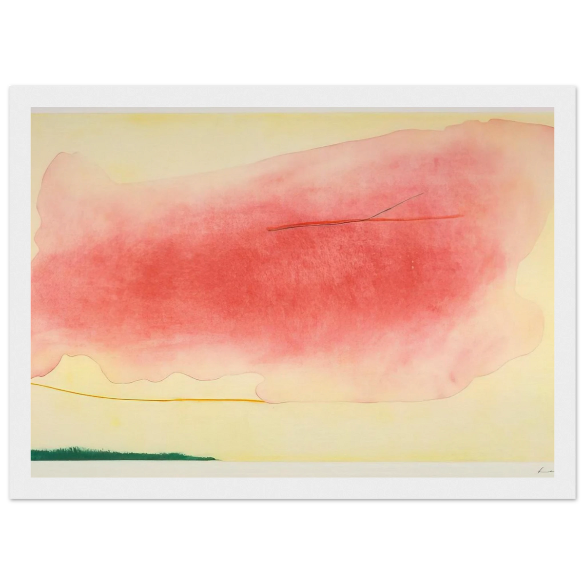 Nepenthe - 1972 Framed Poster | Helen Frankenthaler Framed Prints Wall Art | Frankenthaler Helen
