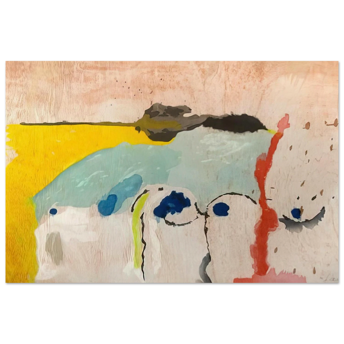 Tales of Genji I - 1998 Poster | Helen Frankenthaler Poster | Frankenthaler Helen