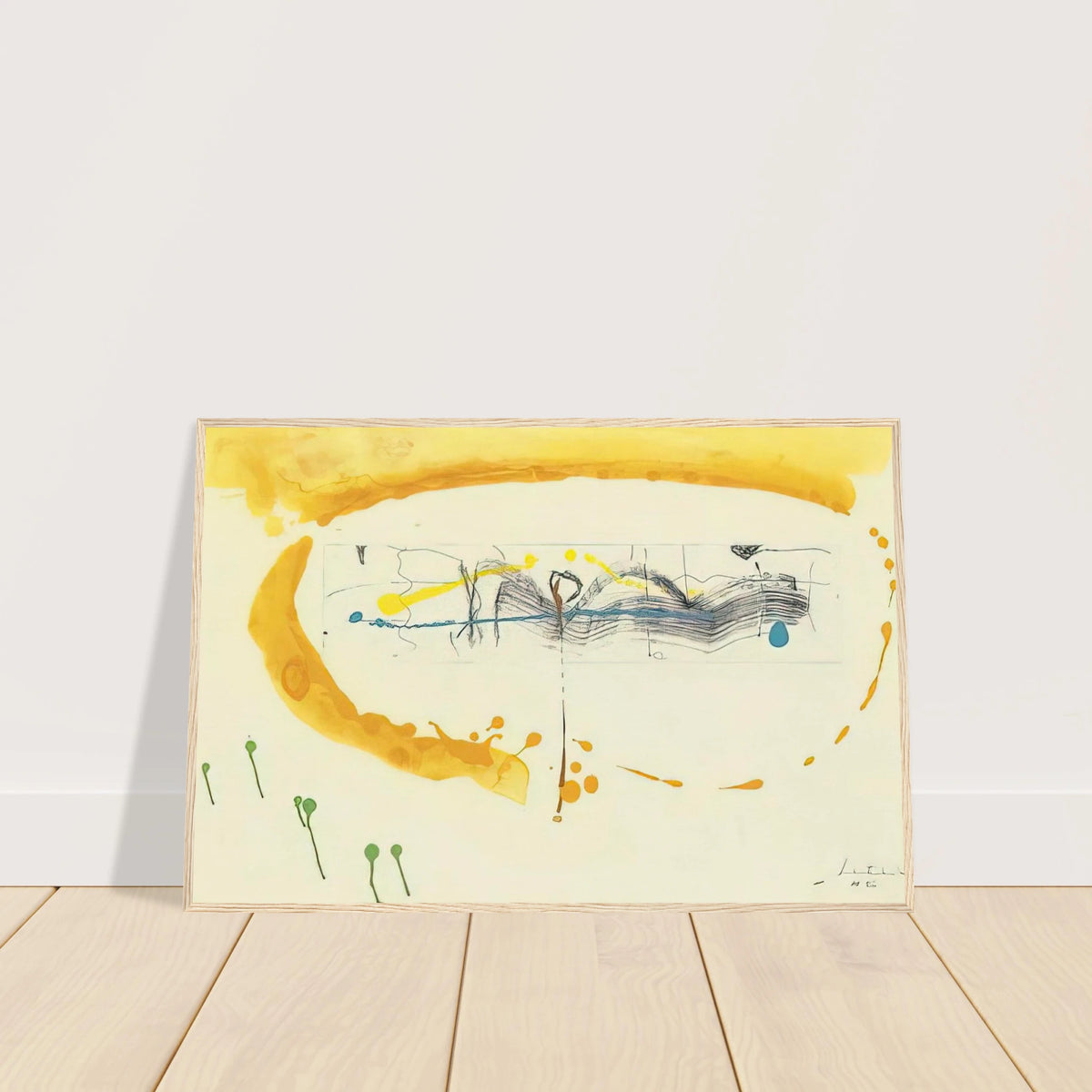 Making Music - 2000 Framed Poster | Helen Frankenthaler Framed Prints Wall Art | Frankenthaler Helen
