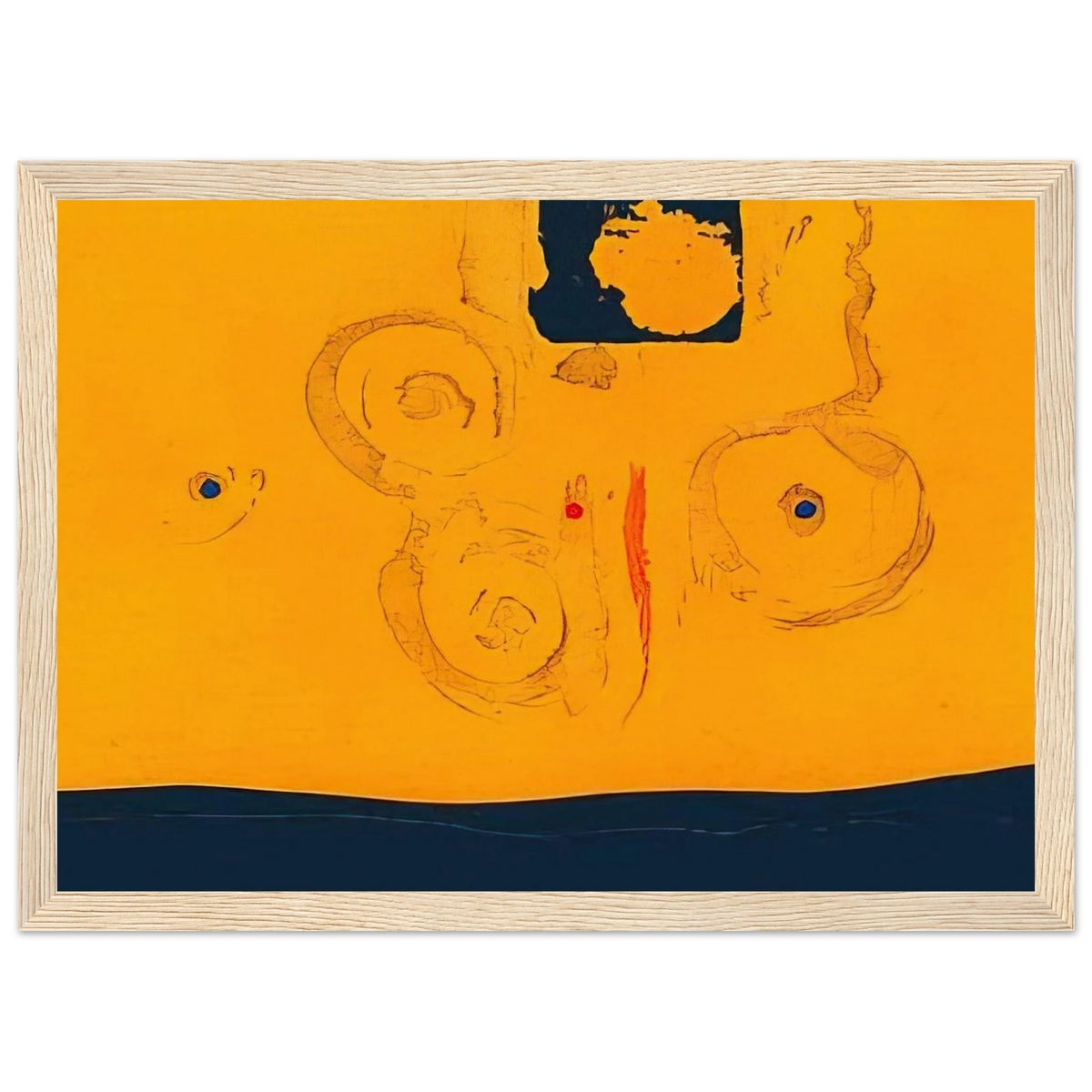 Plaza Real - 1988 Framed Poster | Helen Frankenthaler Framed Prints Wall Art | Frankenthaler Helen