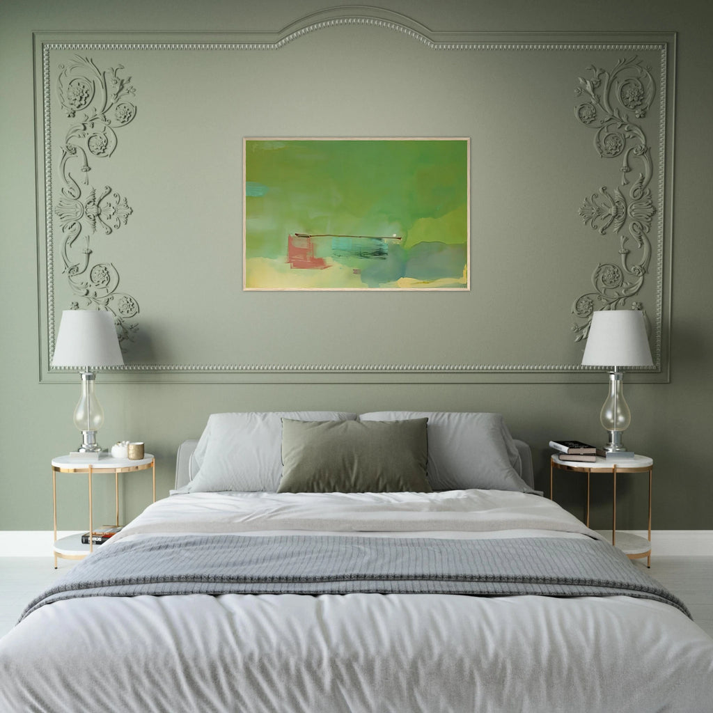Springscape - 1975 Framed Poster | Helen Frankenthaler Framed Prints Wall Art | Frankenthaler Helen