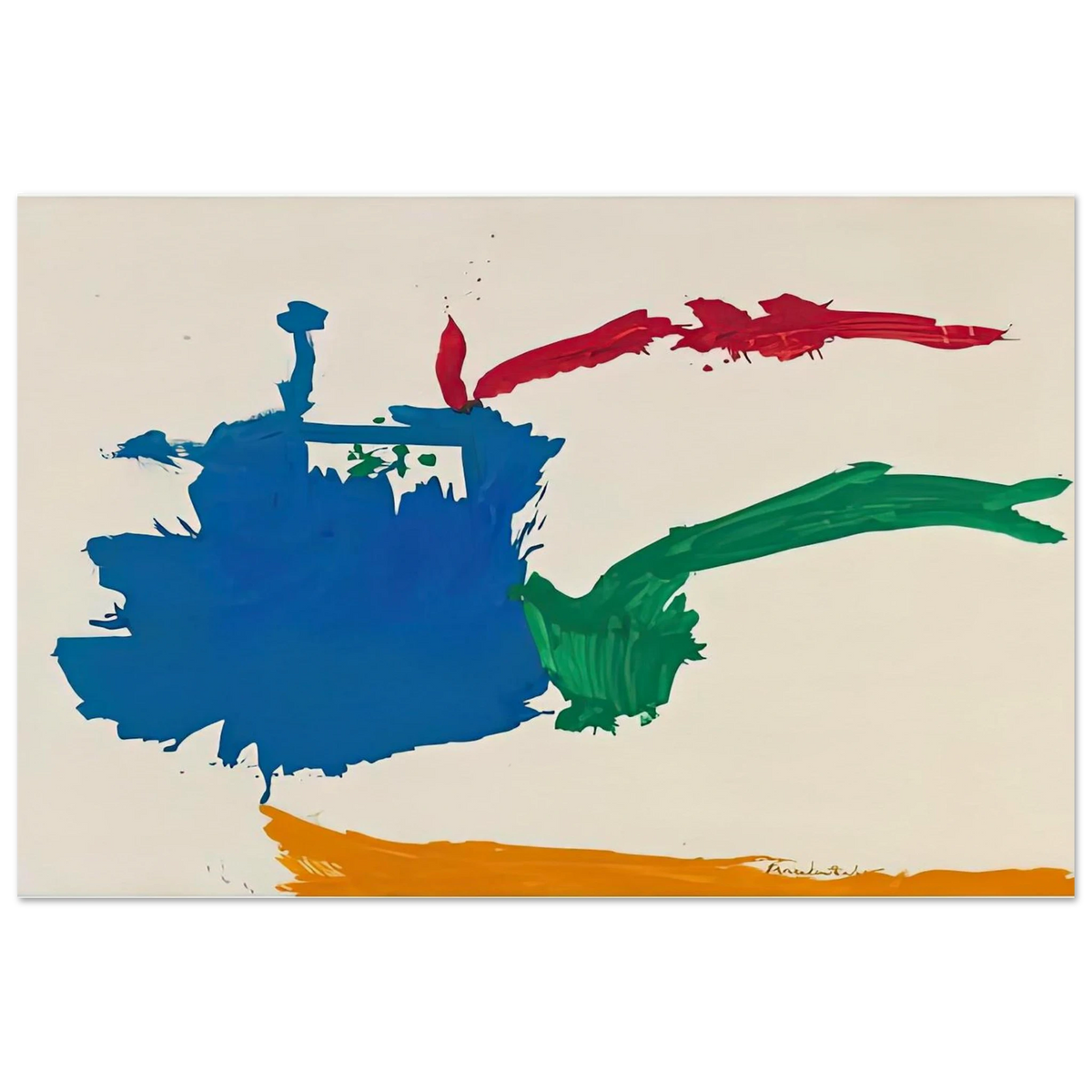 Italian Beach, 1960- Poster | Helen Frankenthaler Poster | Frankenthaler Helen