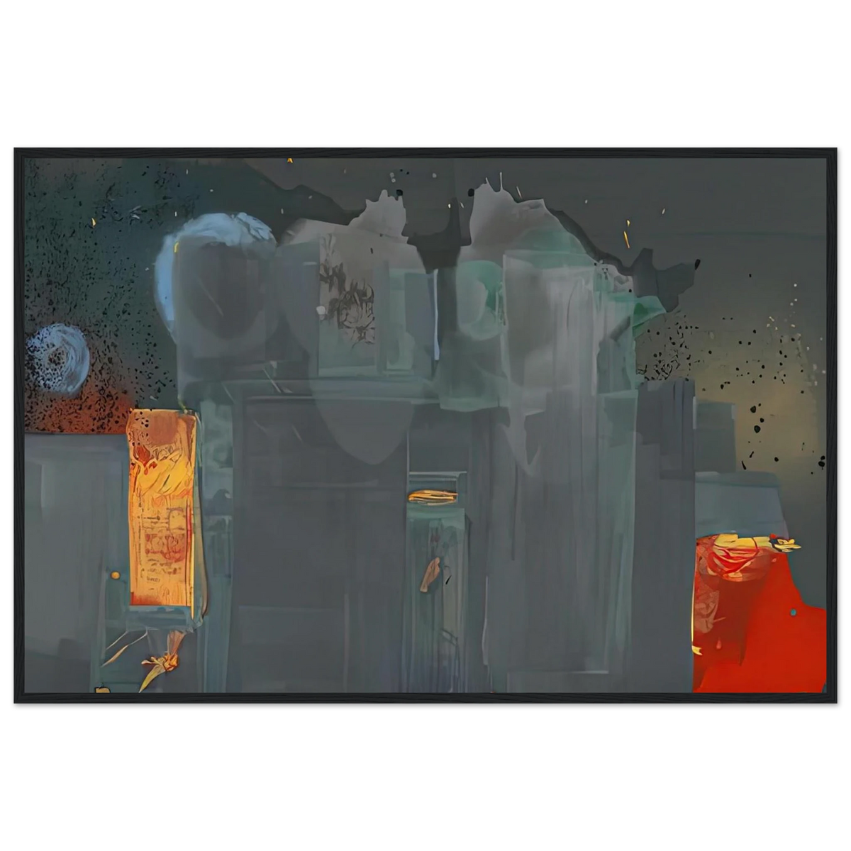 Janus, 1990- Framed Poster | Helen Frankenthaler Framed Prints Wall Art | Frankenthaler Helen