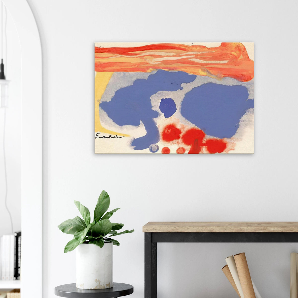 Summerscene, Provincetown - 1961 Canvas | Helen Frankenthaler Canvas | Frankenthaler Helen