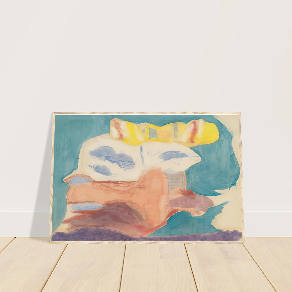 Sea Goddess, 1963- Framed Poster | Helen Frankenthaler Framed Prints Wall Art | Frankenthaler Helen