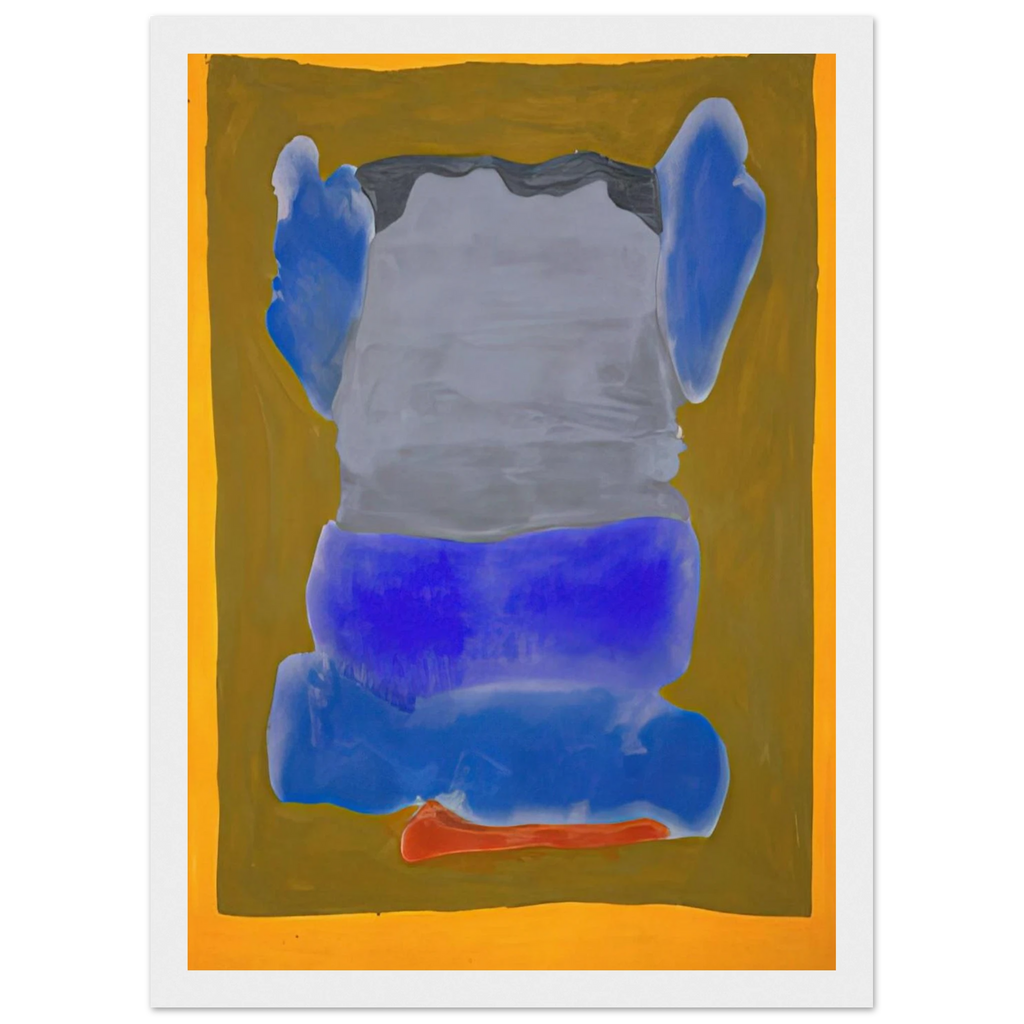 Buddha s Court - 1964 Framed Poster | Helen Frankenthaler Framed Prints Wall Art | Frankenthaler Helen