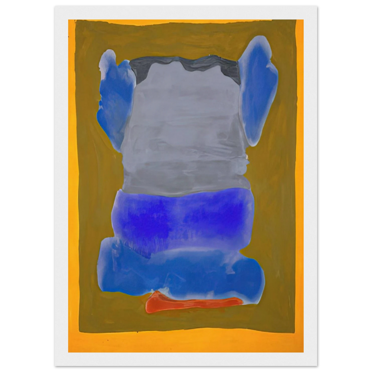 Buddha s Court - 1964 Framed Poster | Helen Frankenthaler Framed Prints Wall Art | Frankenthaler Helen