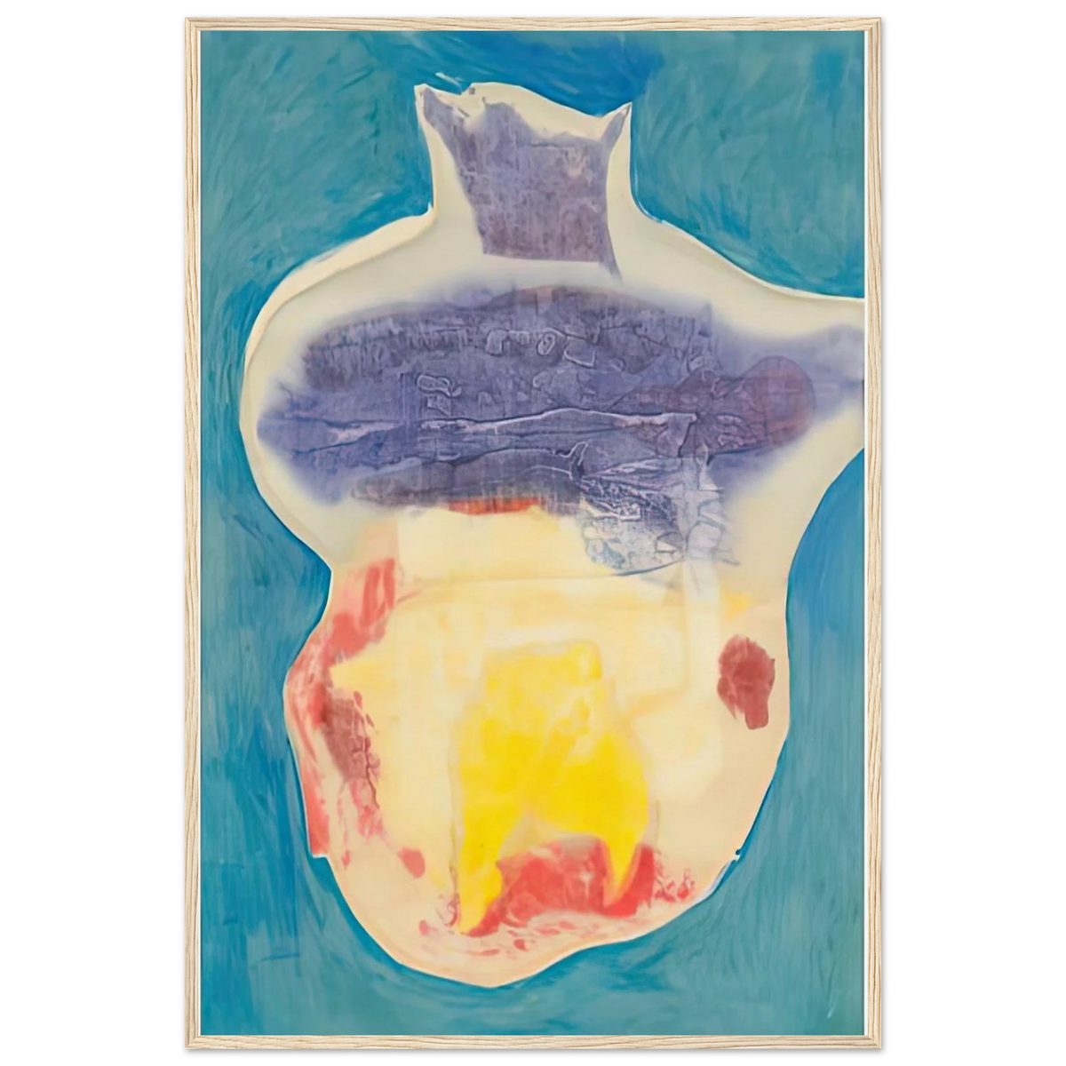 Narcissus, 1963- Framed Poster | Helen Frankenthaler Framed Prints Wall Art | Frankenthaler Helen