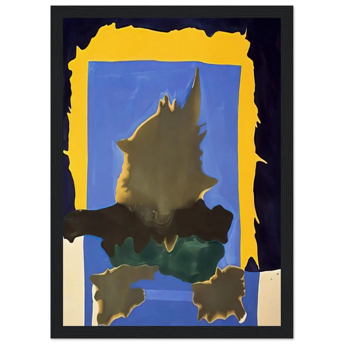 Interior Landscape - 1964 Framed Poster | Helen Frankenthaler Framed Prints Wall Art | Frankenthaler Helen