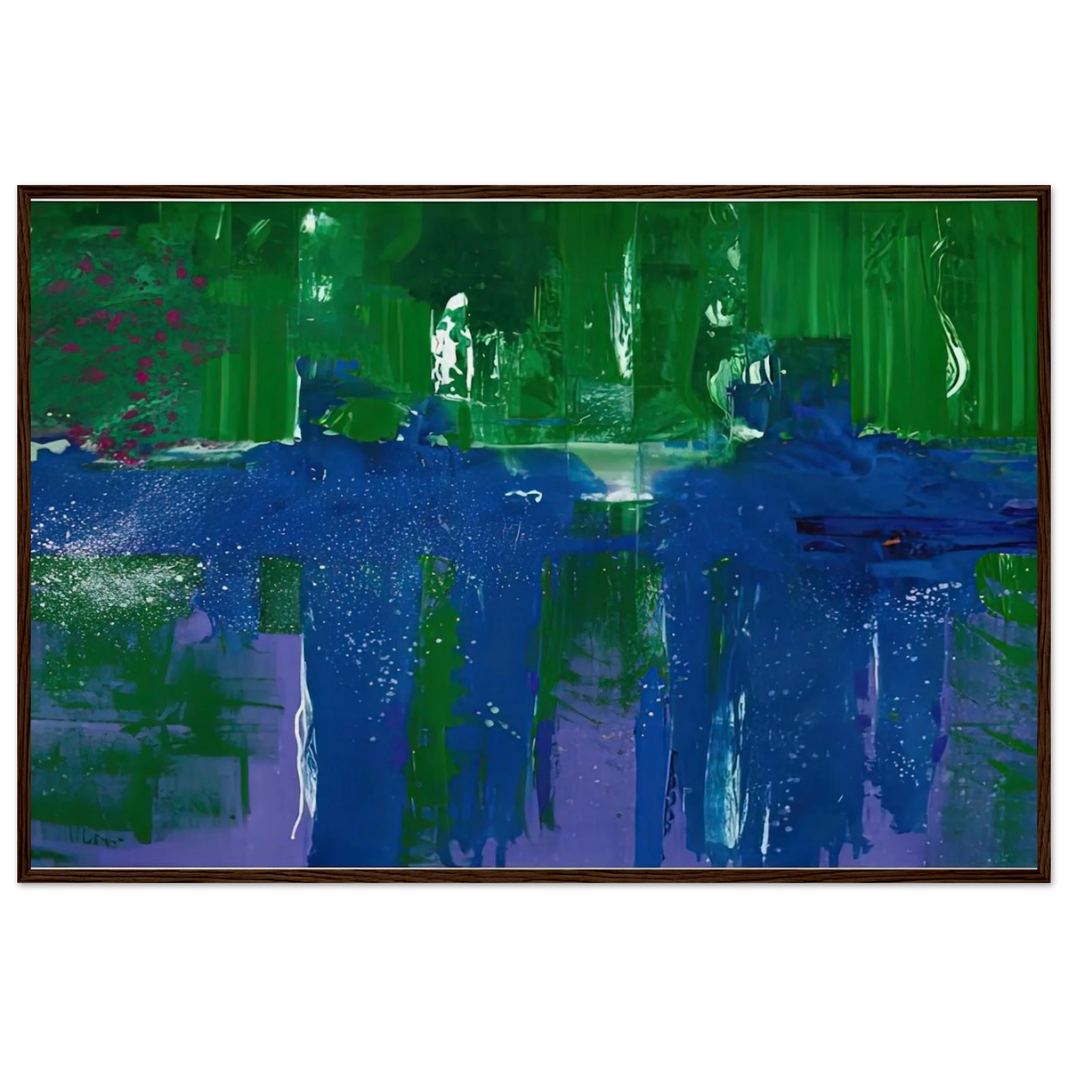 Grotto, 1990- Framed Poster | Helen Frankenthaler Framed Prints Wall Art | Frankenthaler Helen
