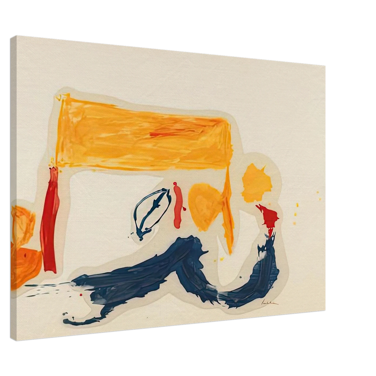 Yellow Games, 1962- Canvas | Helen Frankenthaler Canvas | Frankenthaler Helen